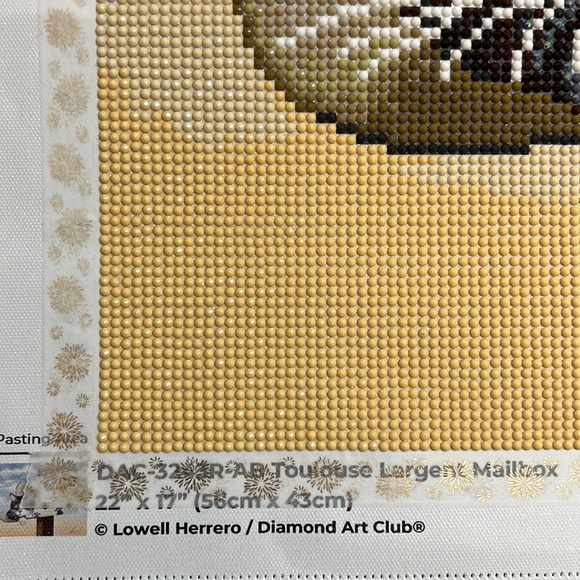 COMPLETED Diamond Art Club Toulouse Largent Mailbox Artist Lowell Herrero - Picture 16 of 17